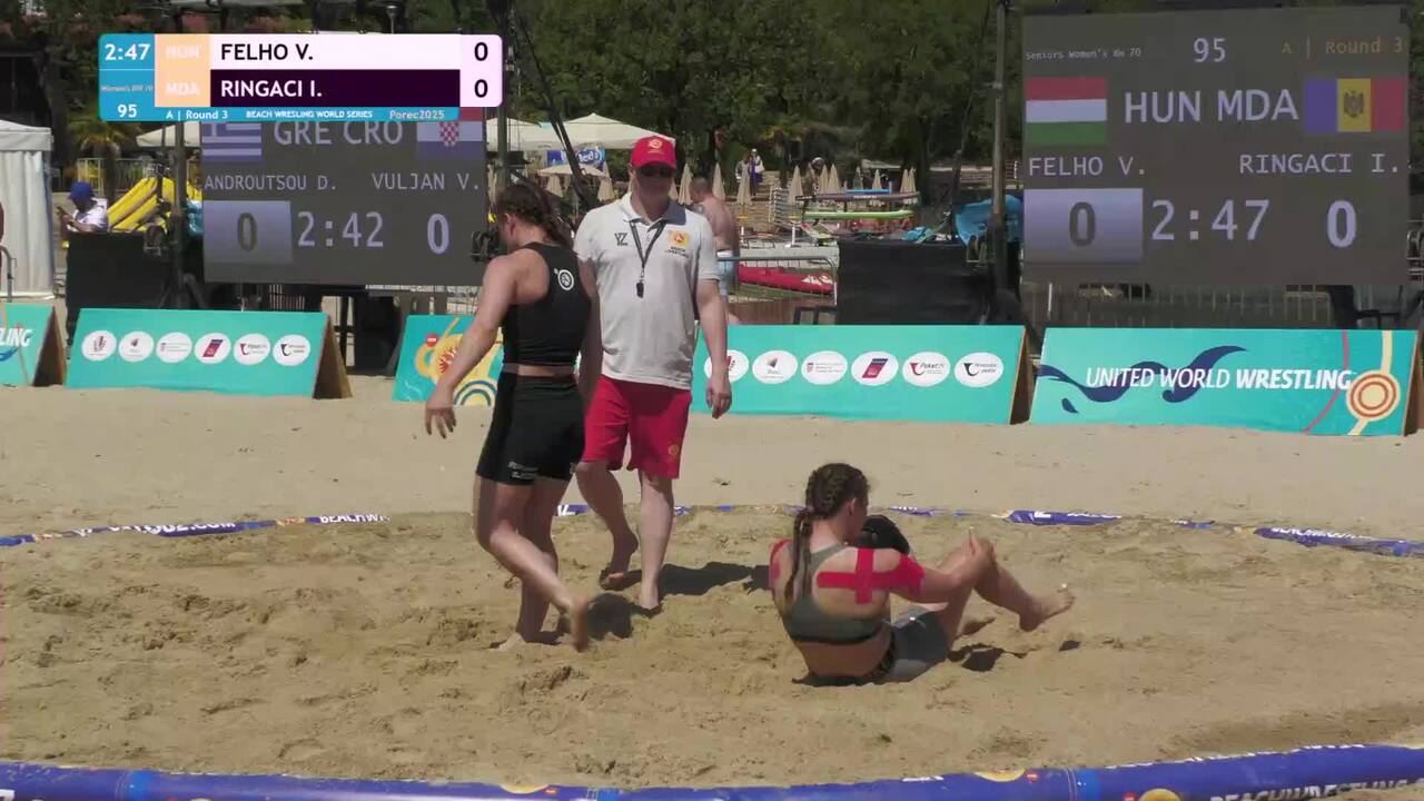 2610 | 95 | Seniors W_BW 70kg | Rnd 3 | FELHO Viktoria (HUN) | RINGACI Irina (MDA)