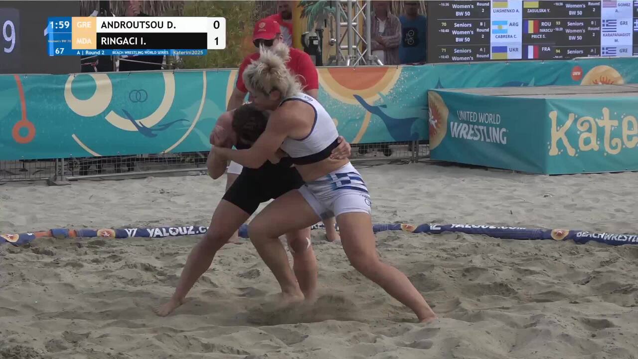 2675 | 67 | Seniors W_BW 70kg | Rnd 2 | ANDROUTSOU Dimitra (GRE) | RINGACI Irina (MDA)